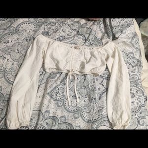 🖤SALE🖤boho crop top with bell sleeves